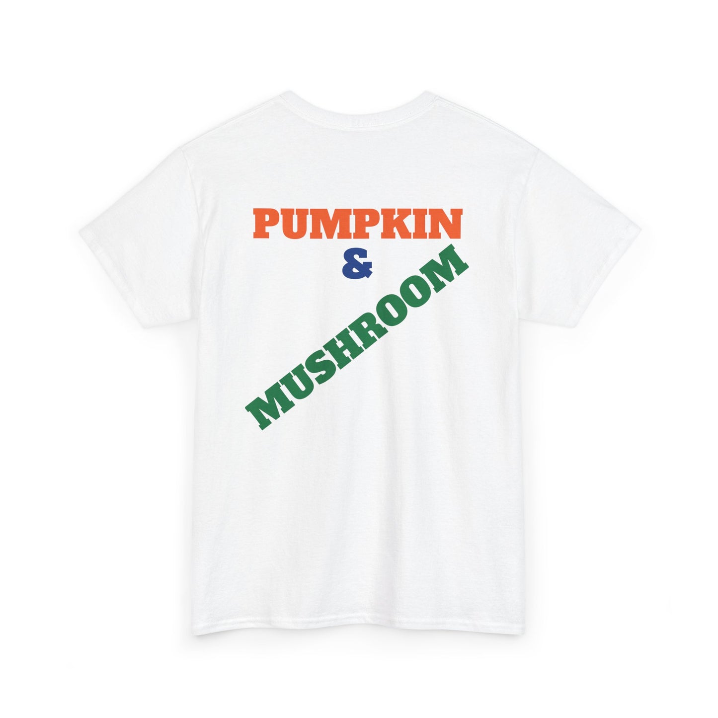 Pumpkin & Mushroom Unisex Heavy Cotton Tee