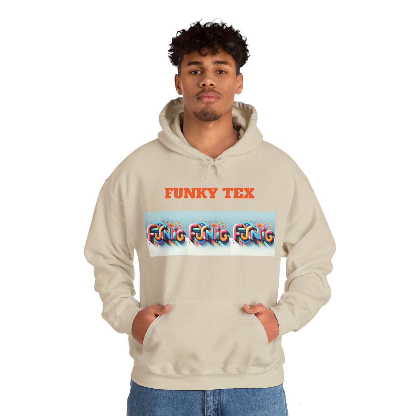 Funky Tex Unisex Heavy Blend™ Hooded Sweatshirt