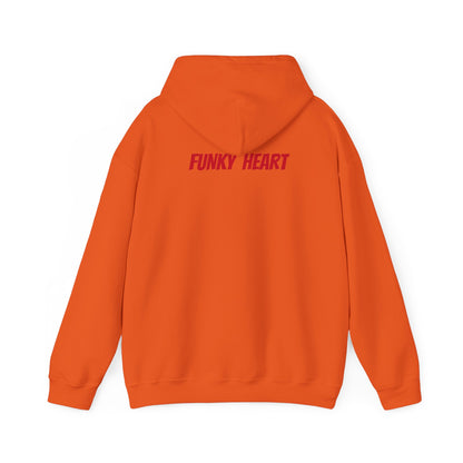 Funky heart Unisex Heavy Blend™ Hooded Sweatshirt