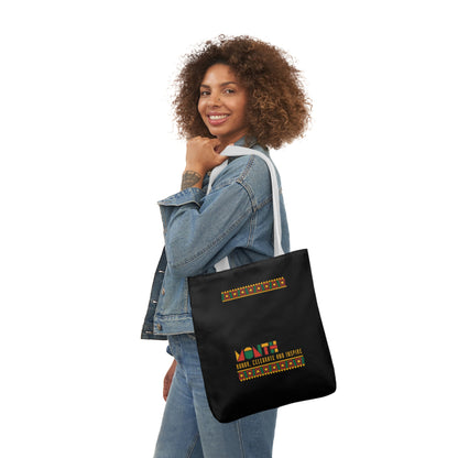 Month Canvas Tote Bag, 5-Color Straps