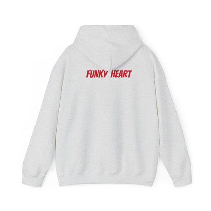 Funky heart Unisex Heavy Blend™ Hooded Sweatshirt