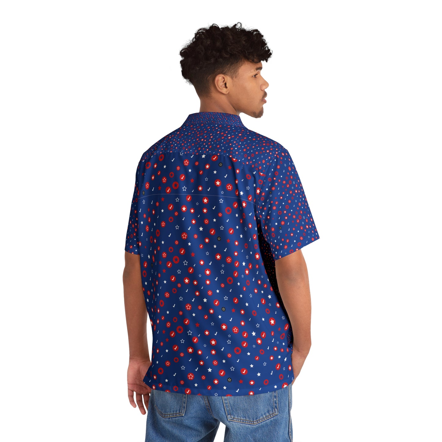 Designed Men's Hawaiian Shirt (AOP)