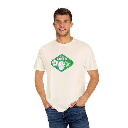 Green Unisex Garment-Dyed T-shirt