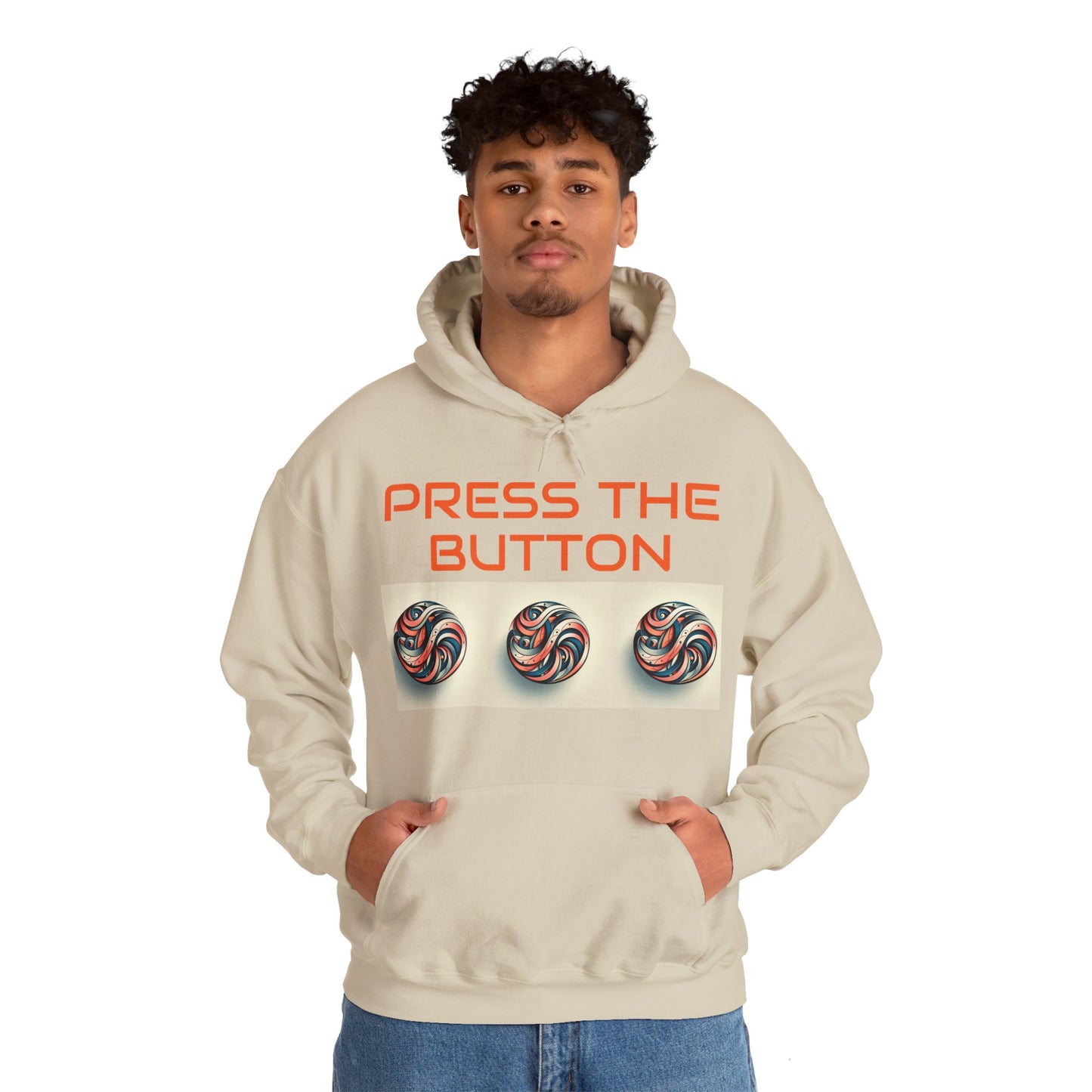 Press The Button Tex Heavy Blend™ Hooded Sweatshirt