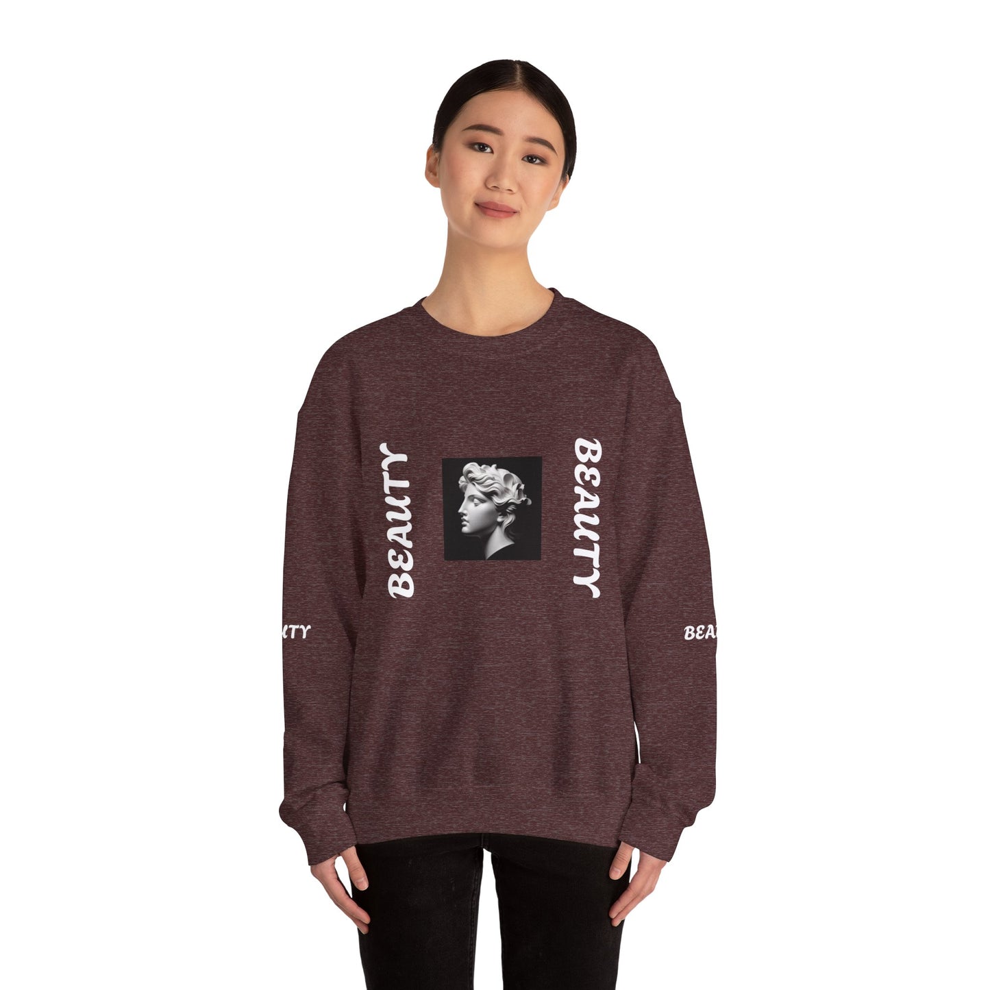 Beauty Unisex Heavy Blend™ Crewneck Sweatshirt