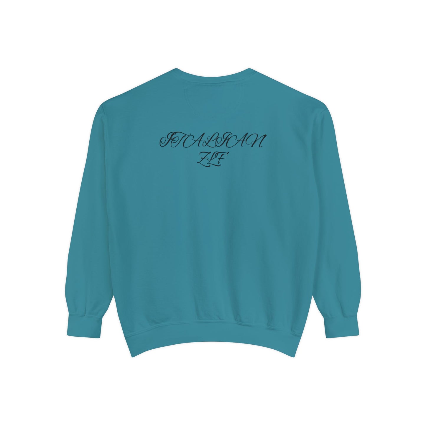 Blue Square Unisex Garment-Dyed Sweatshirt