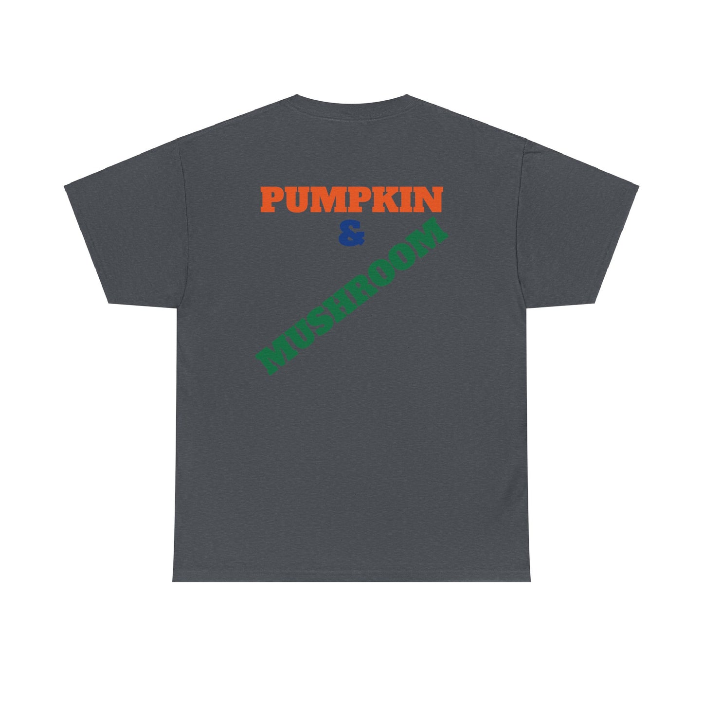 Pumpkin & Mushroom Unisex Heavy Cotton Tee