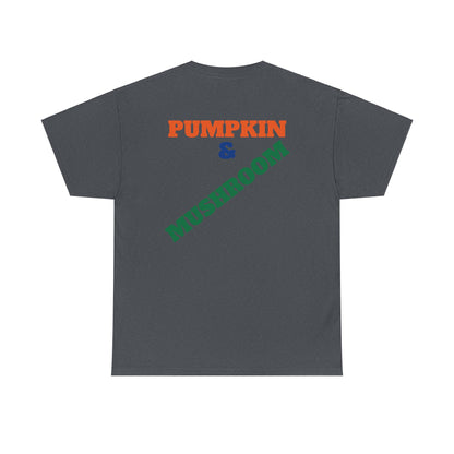 Pumpkin & Mushroom Unisex Heavy Cotton Tee