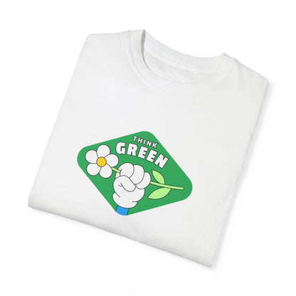 Green Unisex Garment-Dyed T-shirt