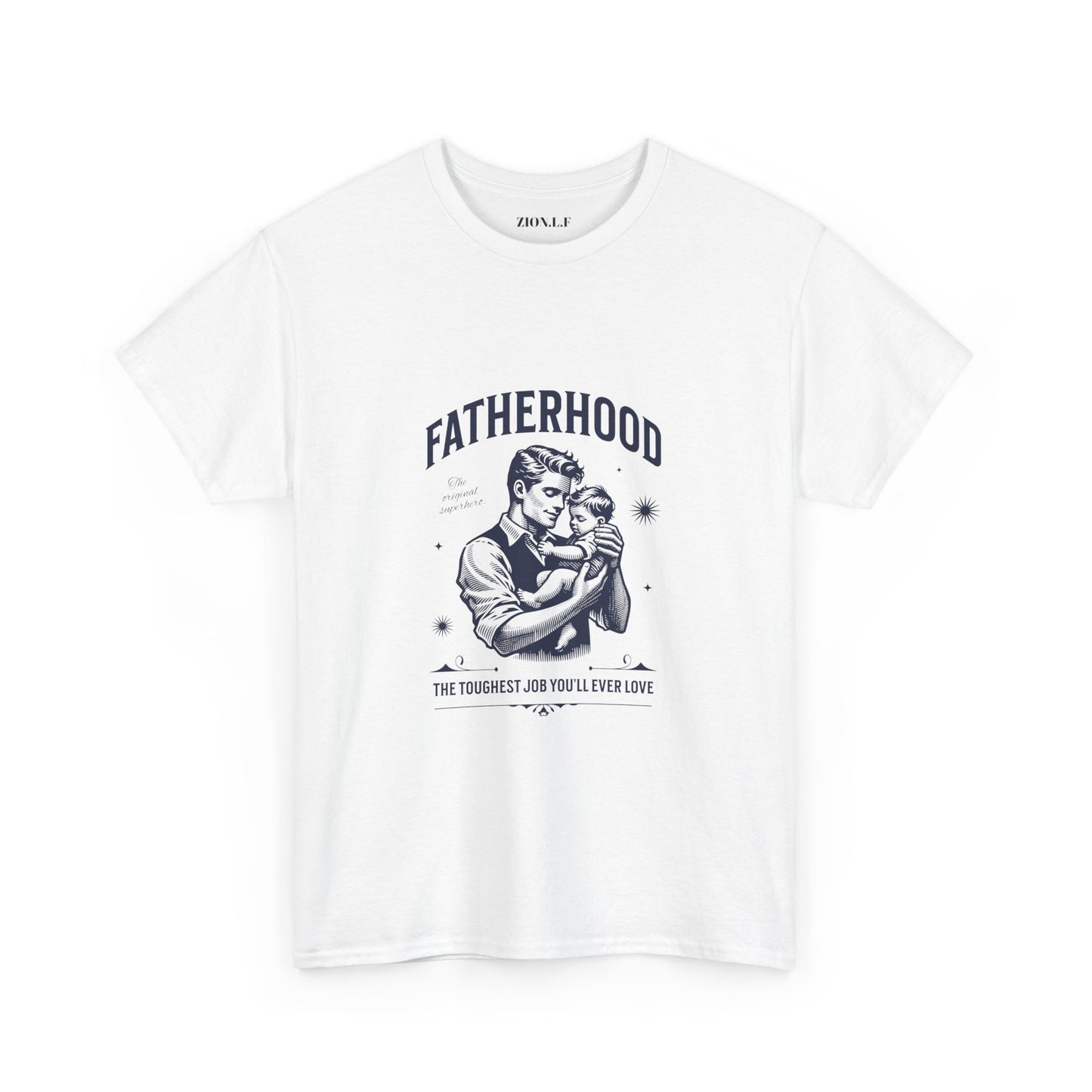 Fatherhood Men's  Heavy Cotton Tee