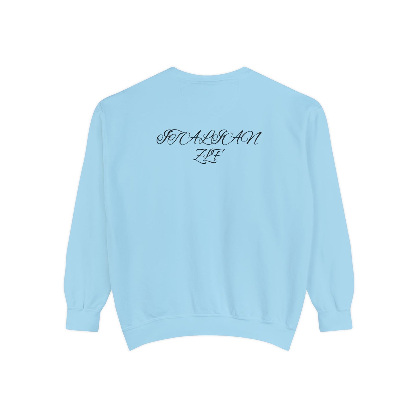 Blue Square Unisex Garment-Dyed Sweatshirt