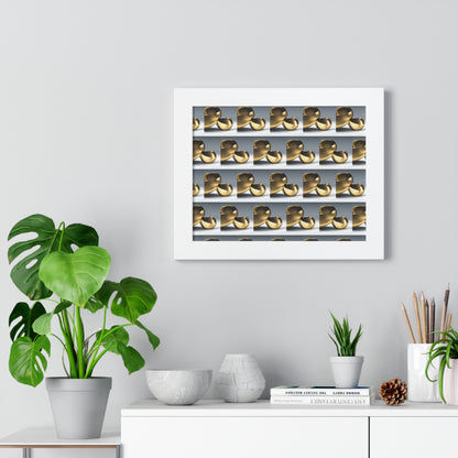 Gold Framed Horizontal Poster