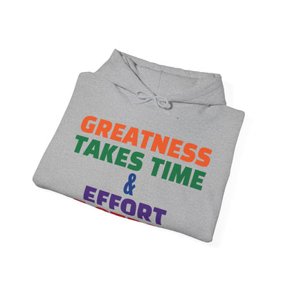 Colour Text Hoodie Unisex Heavy Blend Sweatshirt