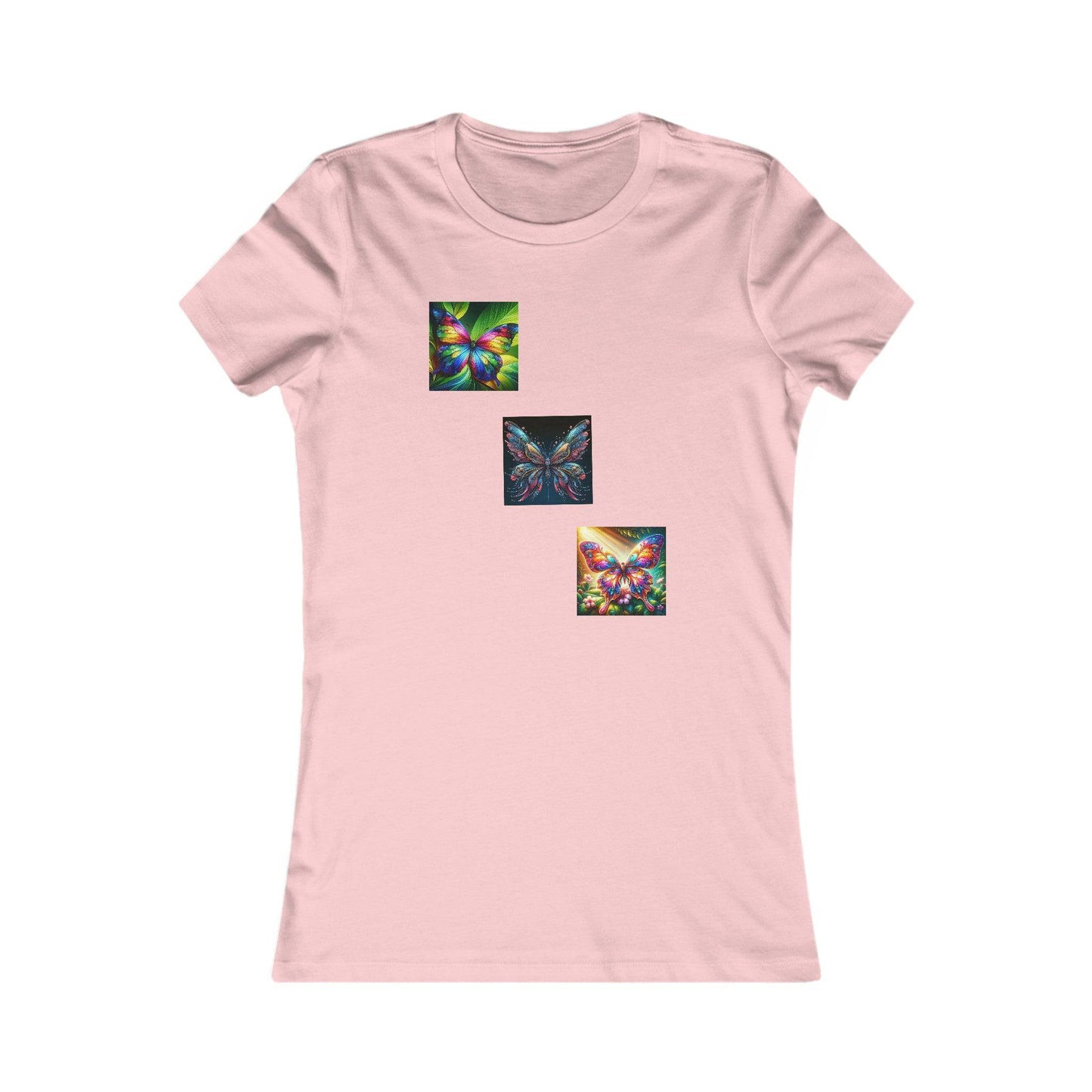 3 Butterflies Women's Slim Fit Favorite Tee - Zion Legend Fashions