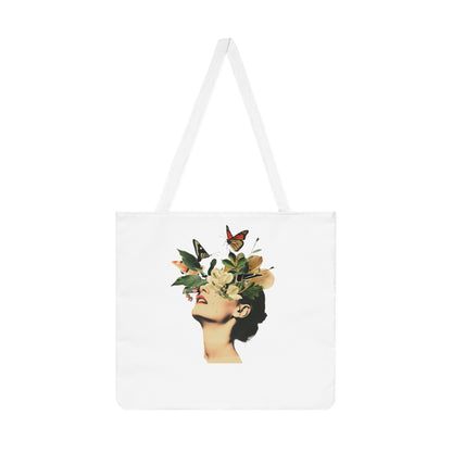 Flower Shoulder Tote Bag (AOP)