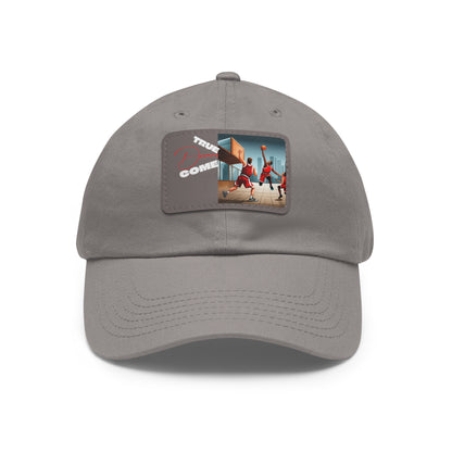 Dream Dad Hat with Leather Patch (Rectangle)