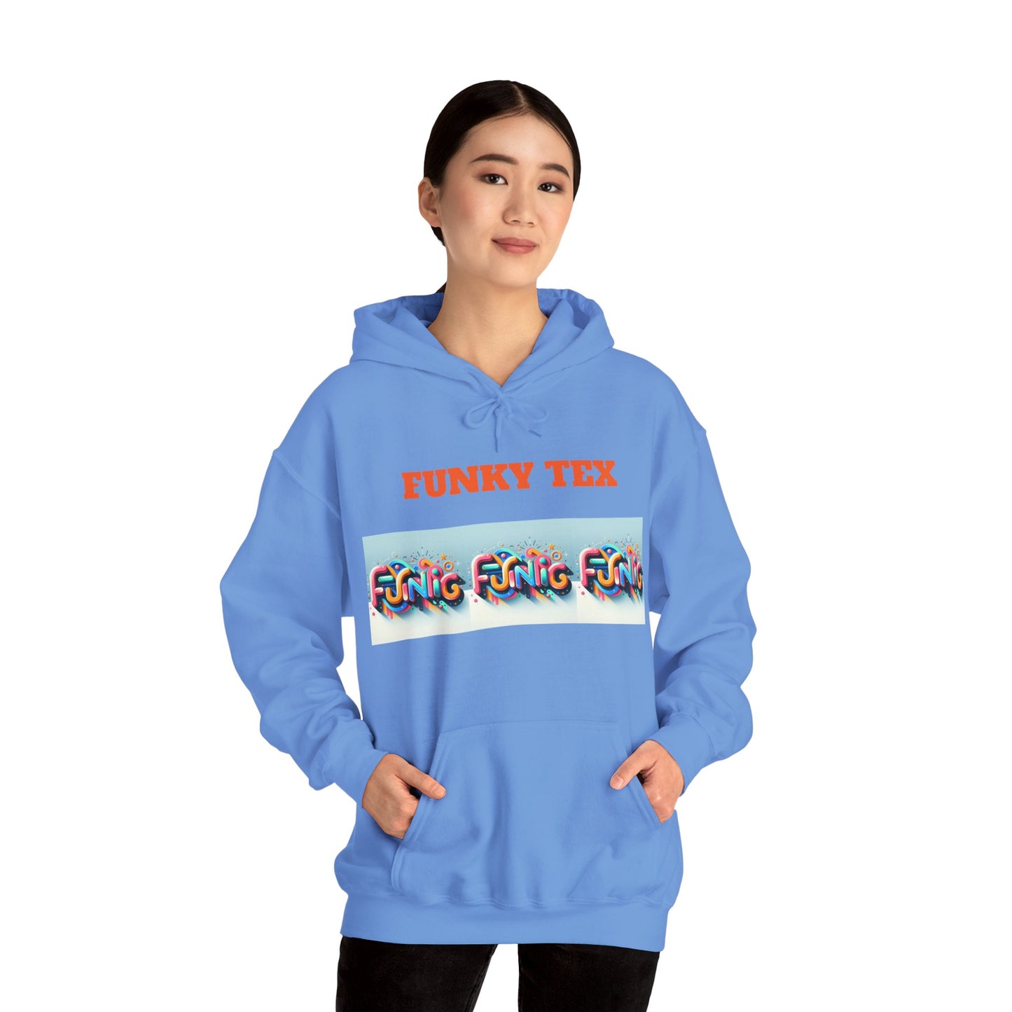 Funky Tex Unisex Heavy Blend™ Hooded Sweatshirt