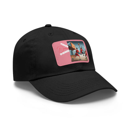 Dream Dad Hat with Leather Patch (Rectangle)