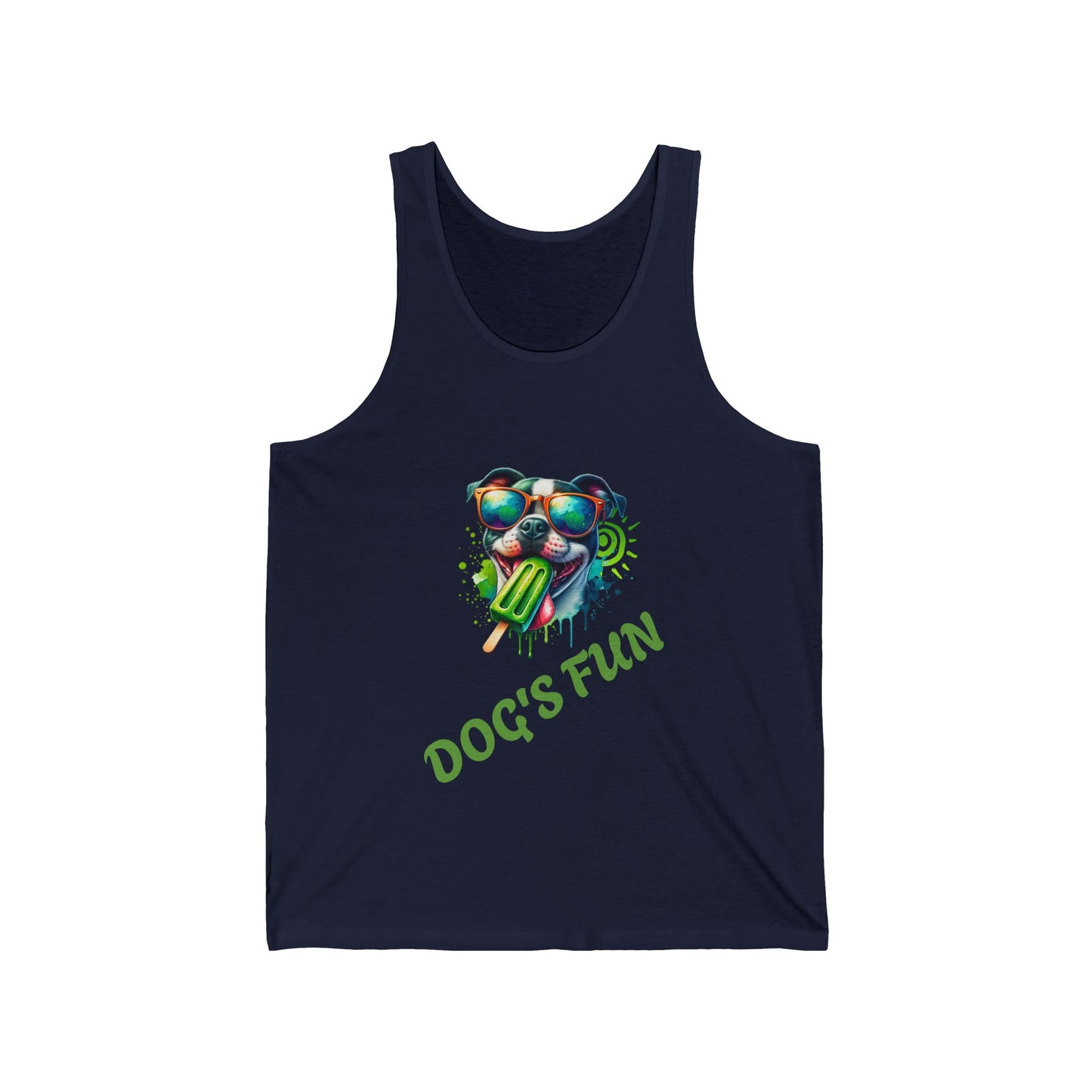 Dog's  Fun  Unisex Jersey Tank