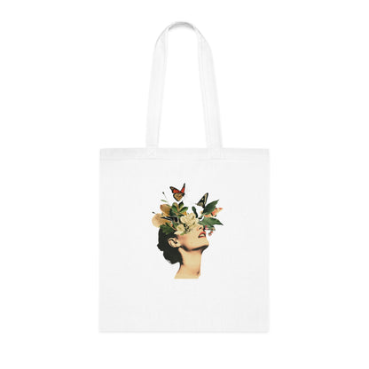 Flower Cotton Tote Bag