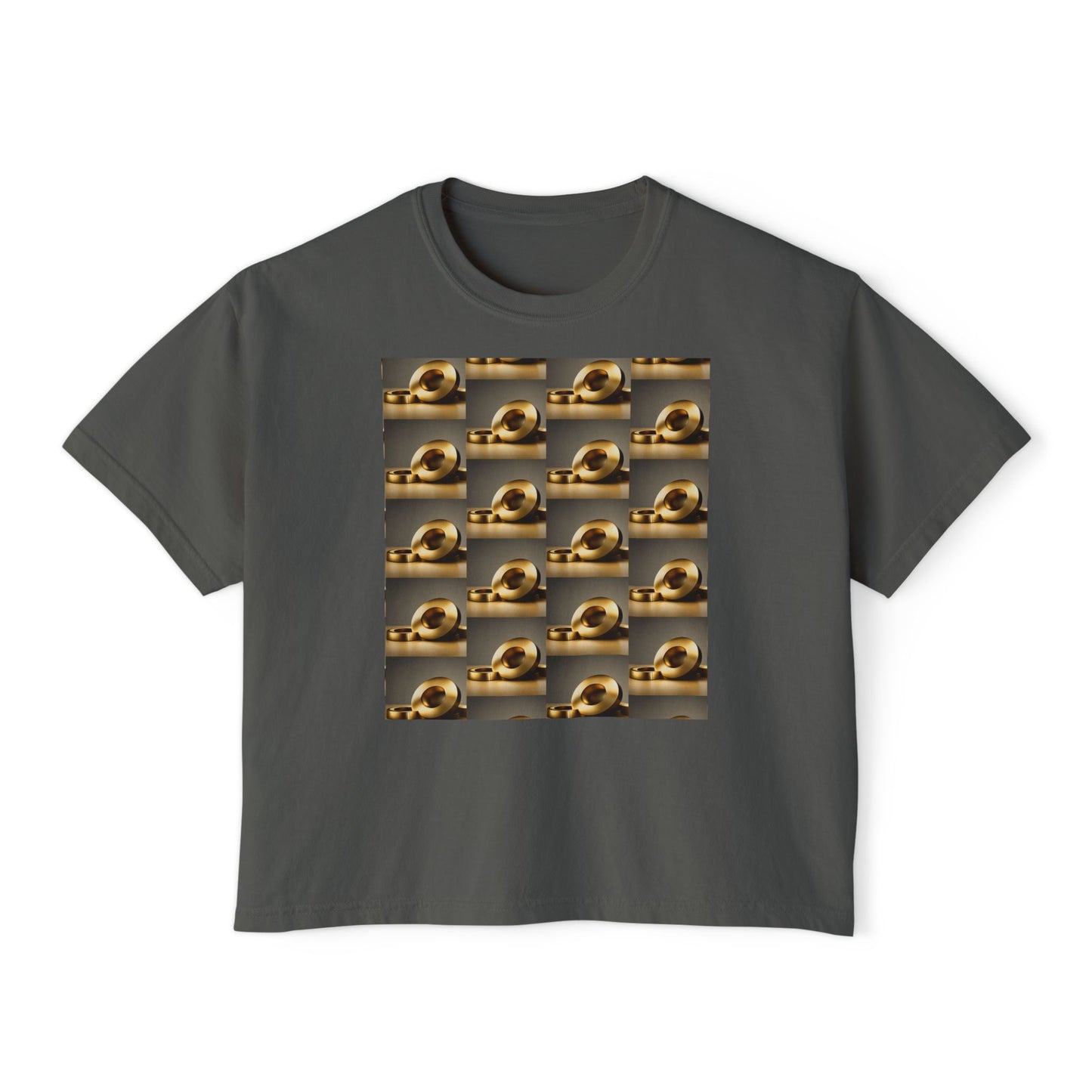 Round Gold  Women's Boxy Tee