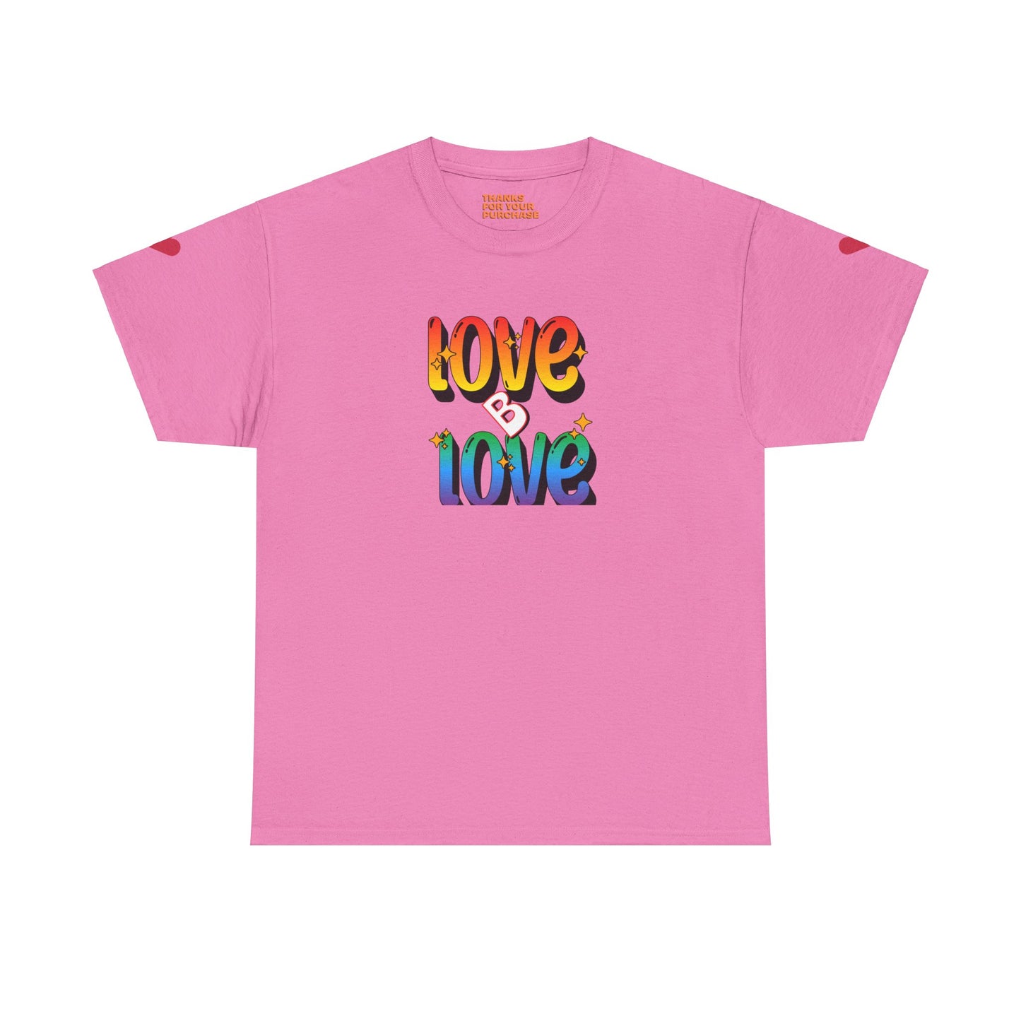 Love B Love  Unisex Heavy Cotton Tee Shirts For a Sunny colourful summer  .