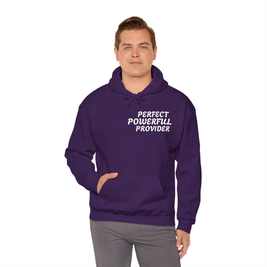 Perfect ,Powerful and Provider Unisex Heavy Blend™ Hooded Sweatshirt