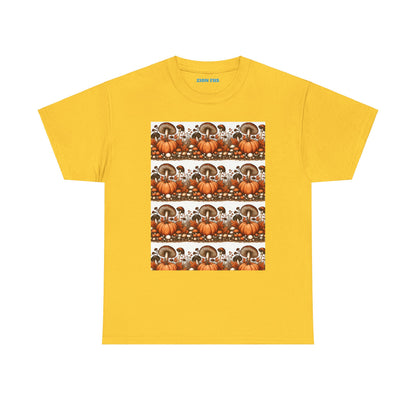 Pumpkin & Mushroom Unisex Heavy Cotton Tee