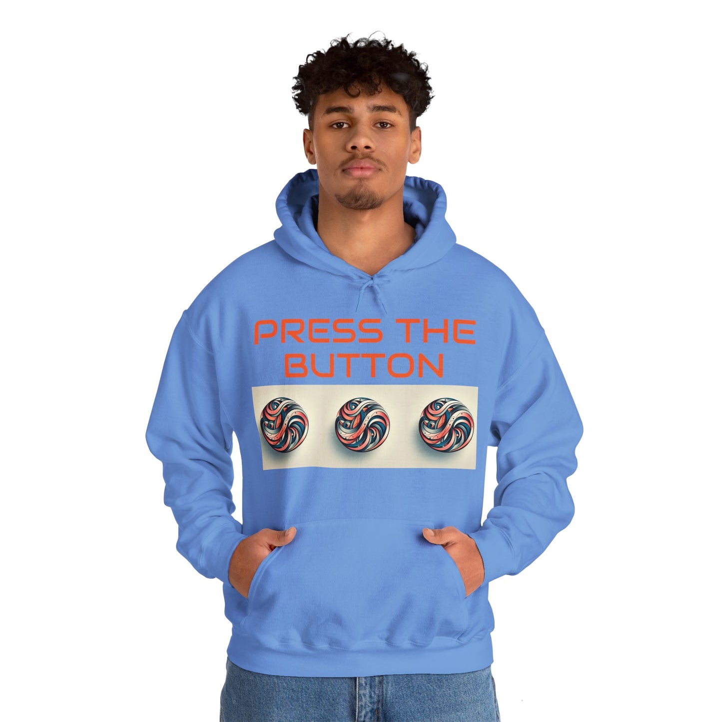 Press The Button Tex Heavy Blend™ Hooded Sweatshirt