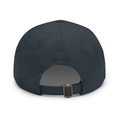 Tricky Mouse Dad Hat with Leather Patch (Round)