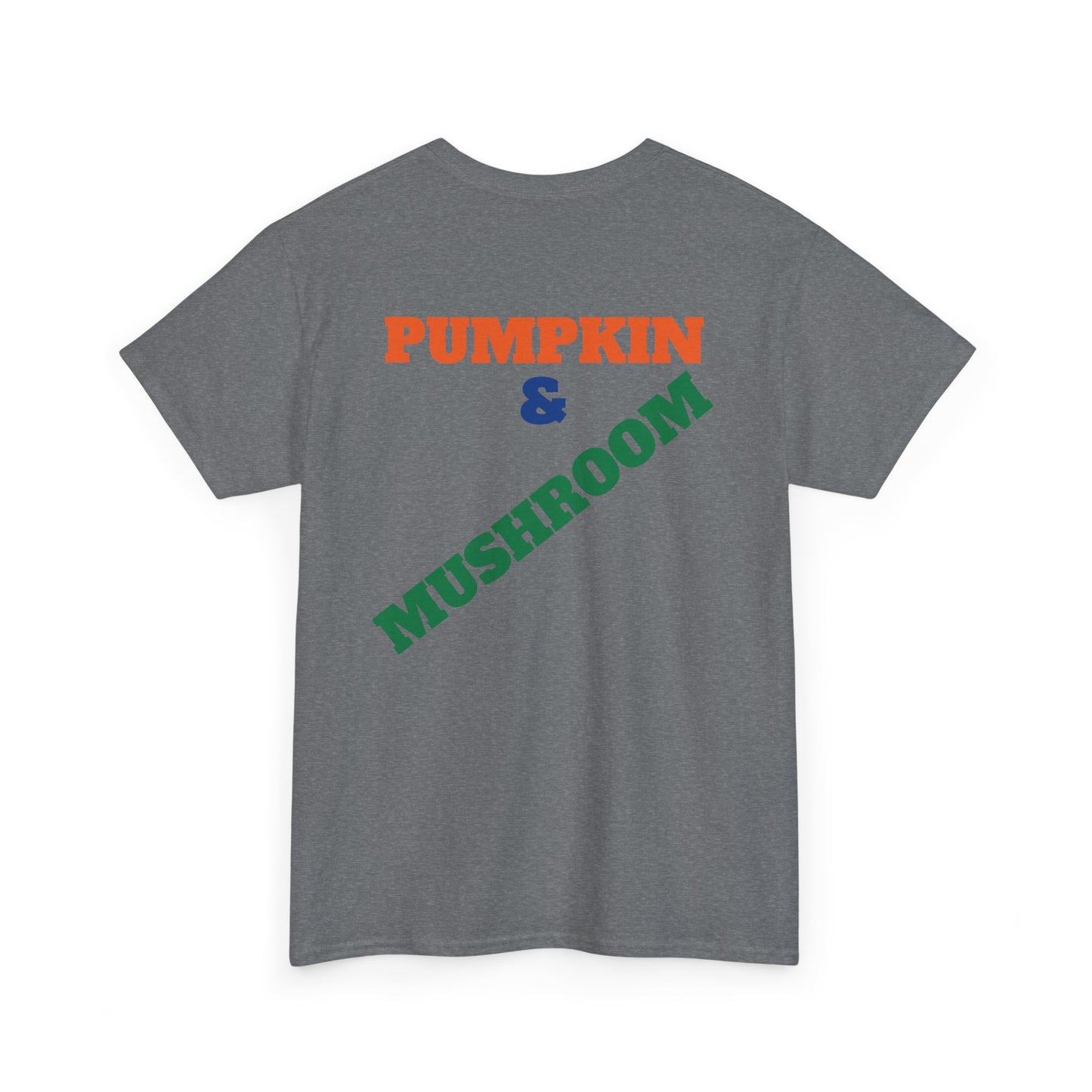 Pumpkin & Mushroom Unisex Heavy Cotton Tee