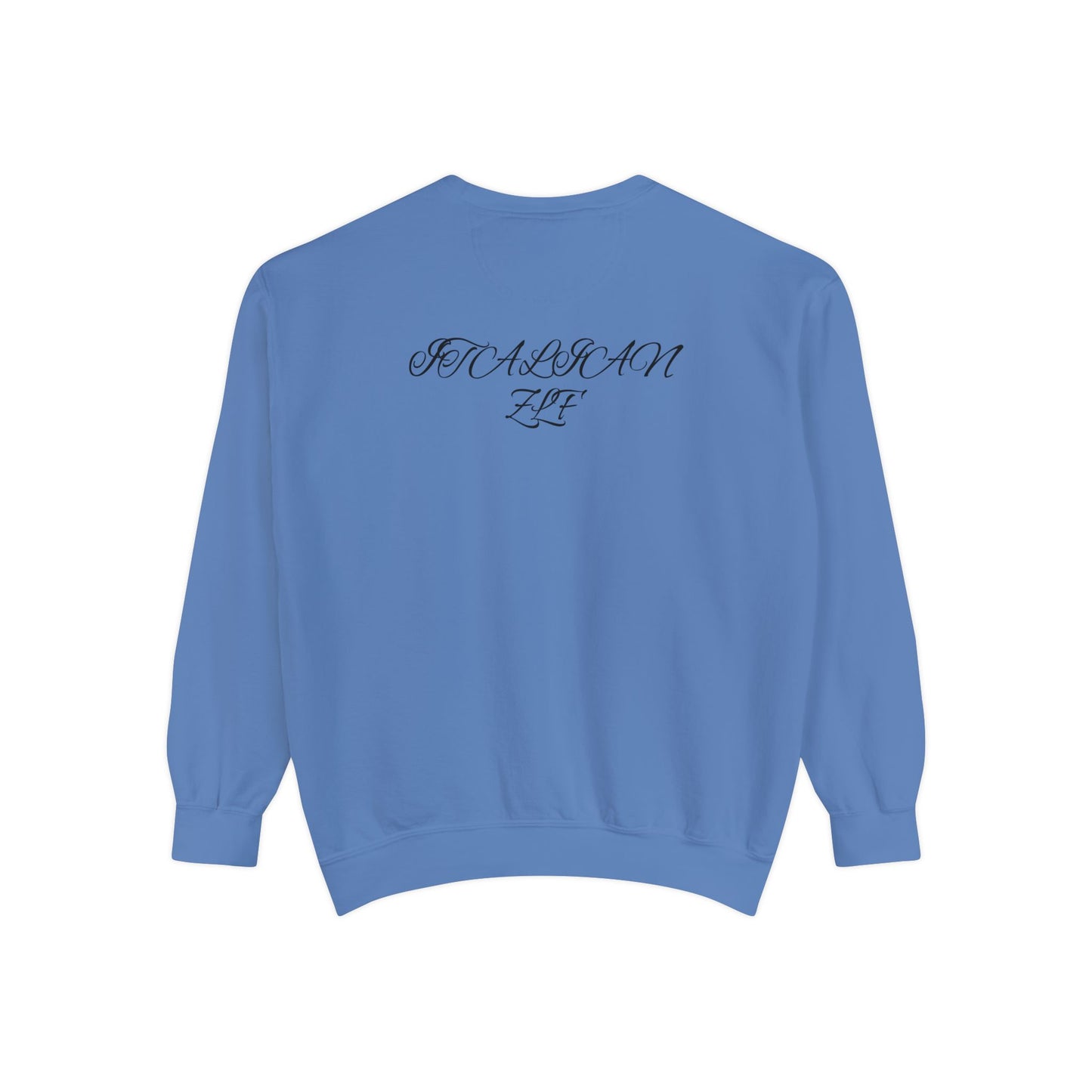 Blue Square Unisex Garment-Dyed Sweatshirt