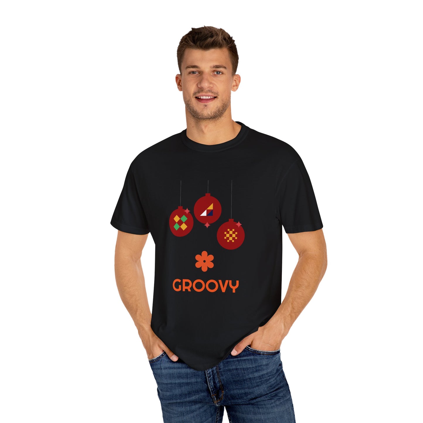 Groovy Unisex Garment-Dyed T-shirt