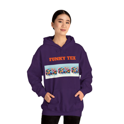 Funky Tex Unisex Heavy Blend™ Hooded Sweatshirt