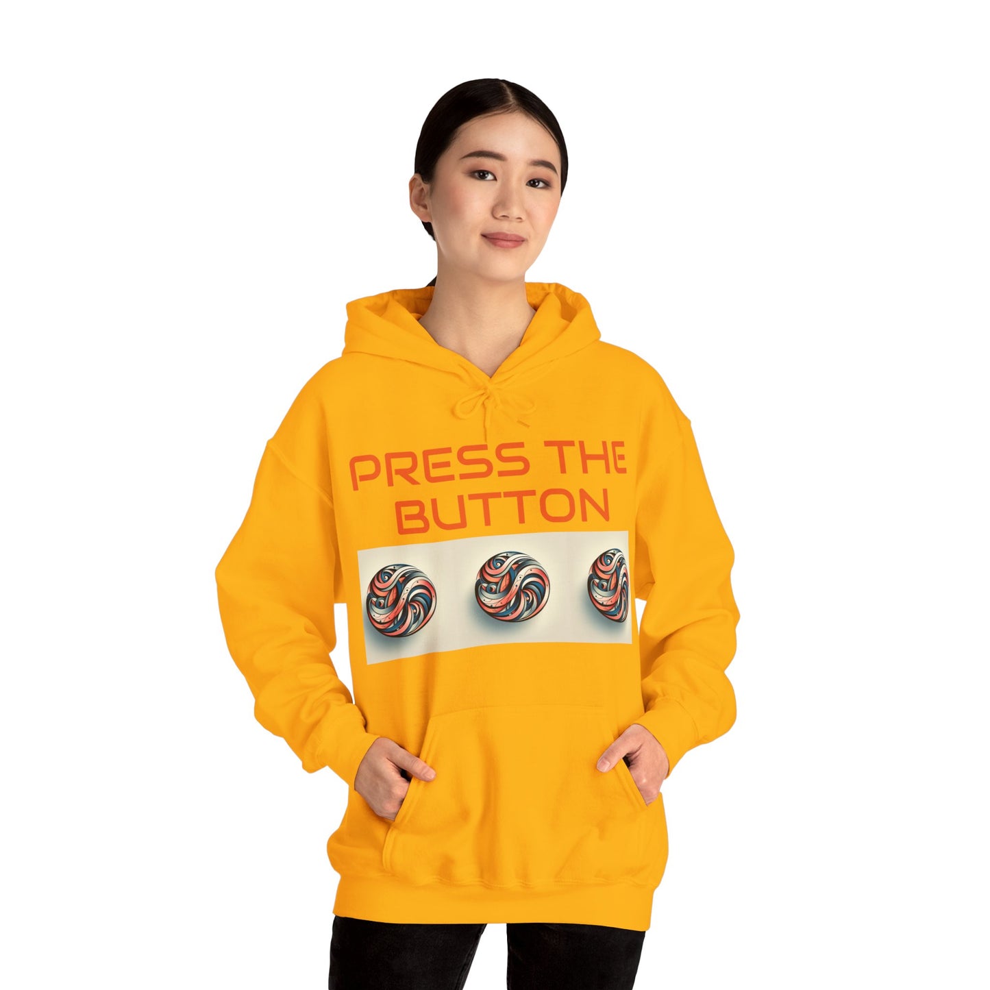 Press The Button Tex Heavy Blend™ Hooded Sweatshirt