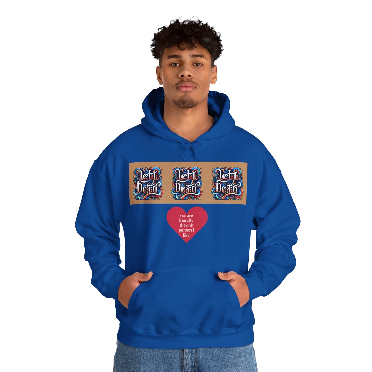 Funky Lett Unisex Heavy Blend™ Hooded Sweatshirt