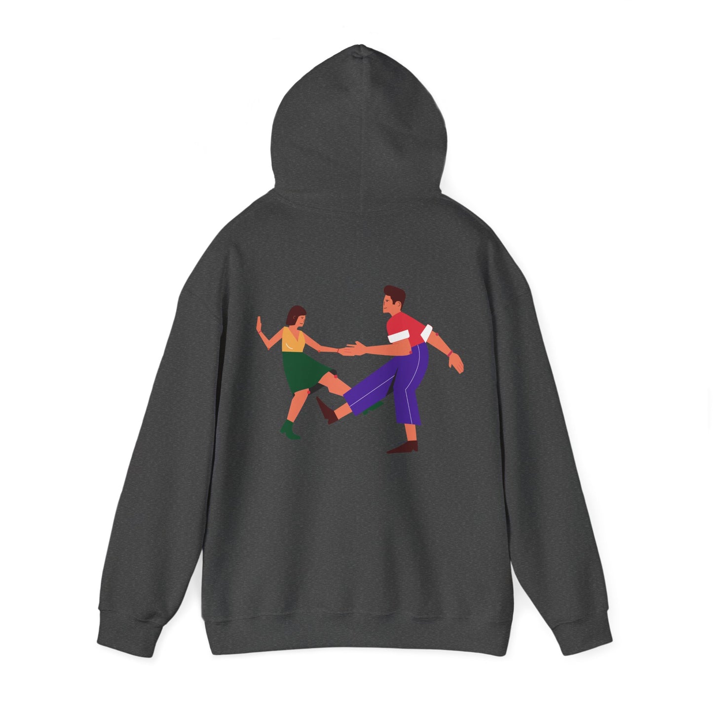 Colour Text Hoodie Unisex Heavy Blend Sweatshirt