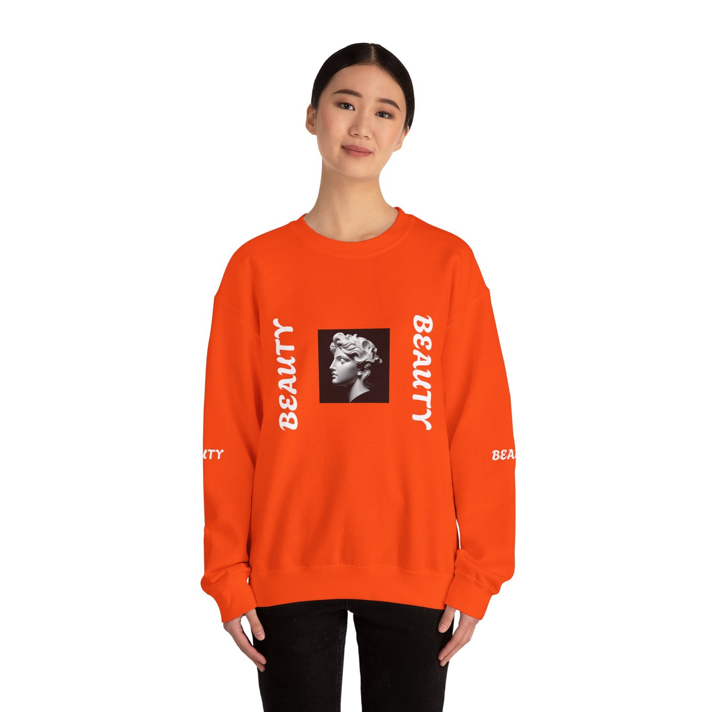 Beauty Unisex Heavy Blend™ Crewneck Sweatshirt