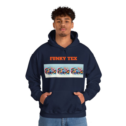 Funky Tex Unisex Heavy Blend™ Hooded Sweatshirt