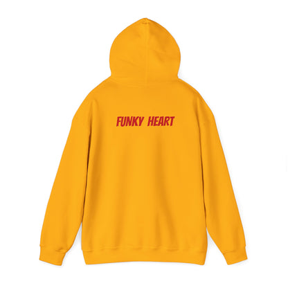 Funky heart Unisex Heavy Blend™ Hooded Sweatshirt