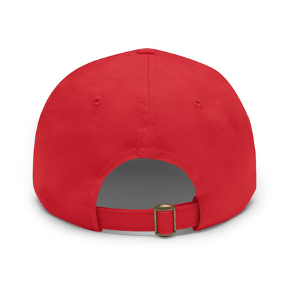 Tricky Mouse Dad Hat with Leather Patch (Round)