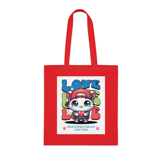 Love Bags Cotton Tote  -  Available UK and Europe Only