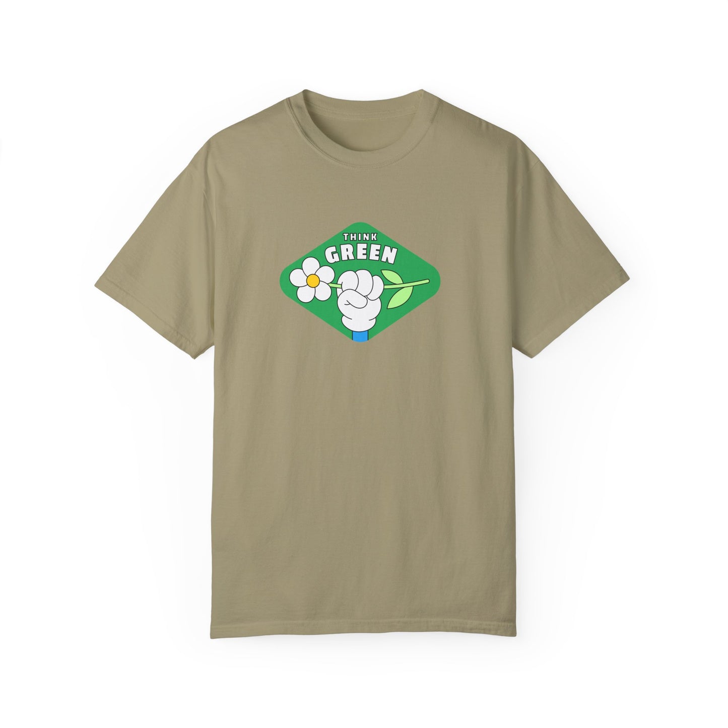 Green Unisex Garment-Dyed T-shirt