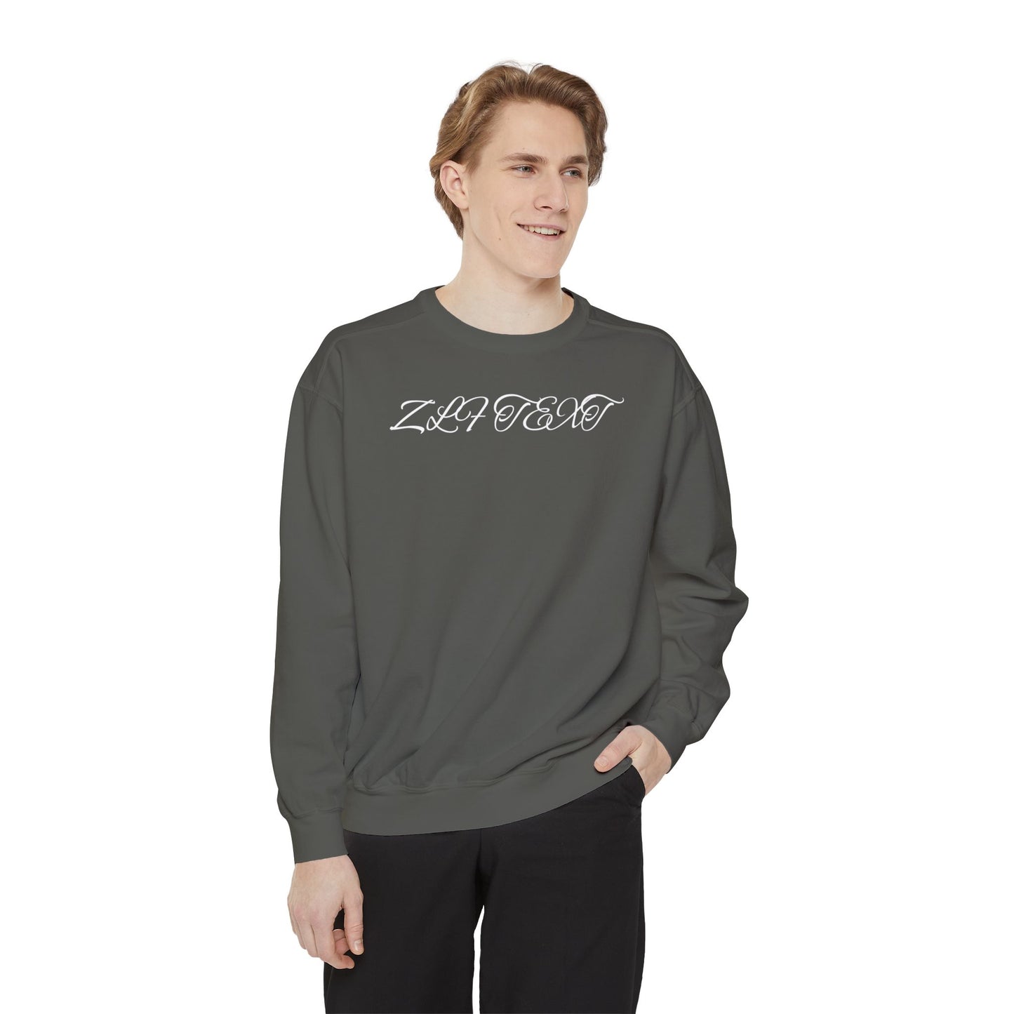 Scroll Unisex Garment-Dyed Sweatshirt