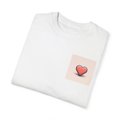 Small Love Unisex Garment-Dyed T-shirt