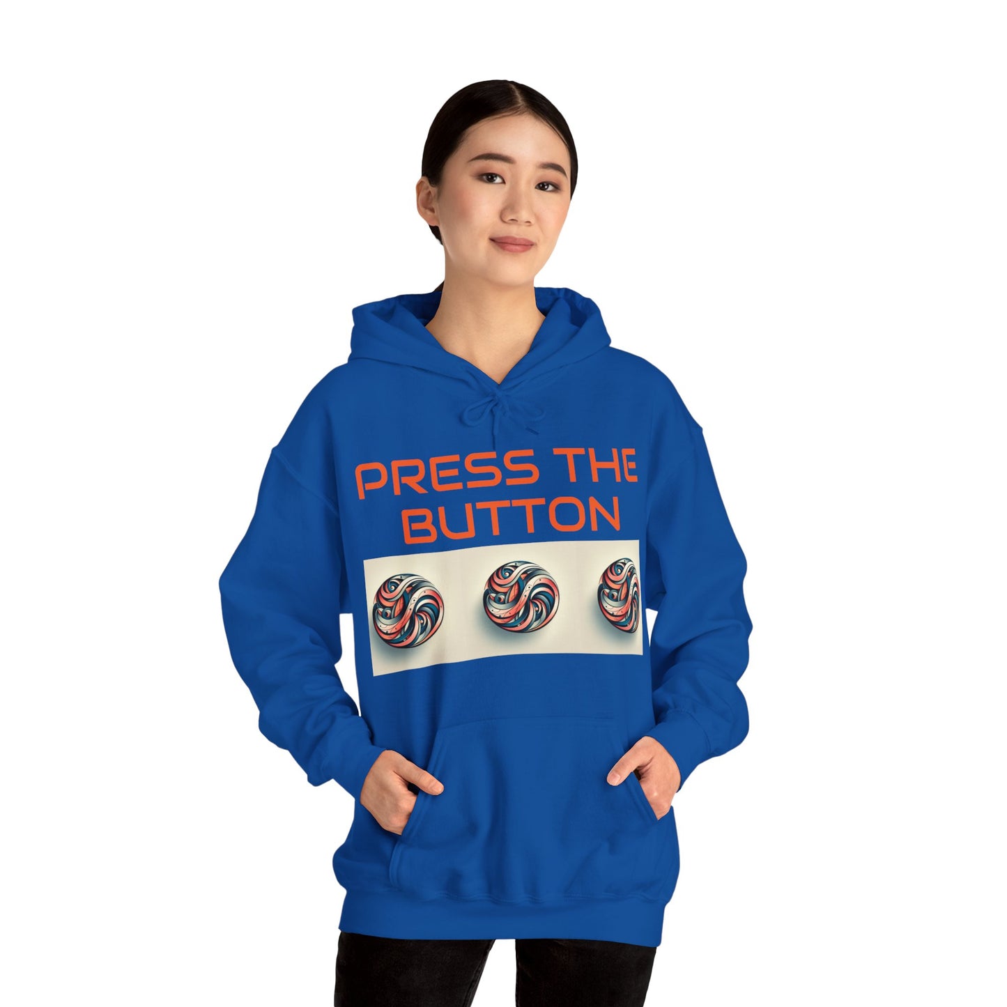 Press The Button Tex Heavy Blend™ Hooded Sweatshirt