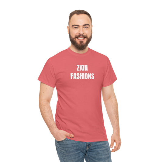 Zion Fashions Unisex Heavy Cotton Tee - Zion Legend Fashions