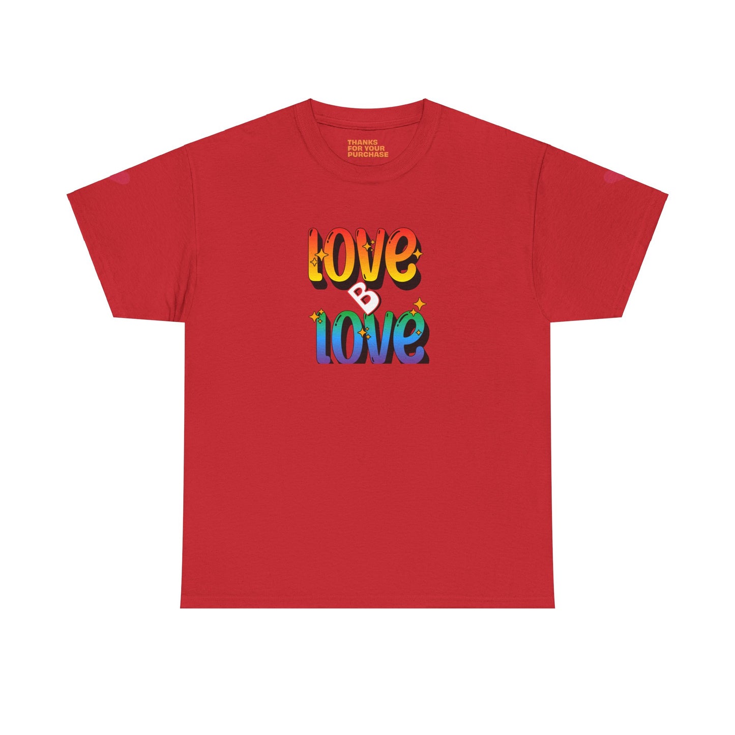 Love B Love  Unisex Heavy Cotton Tee Shirts For a Sunny colourful summer  .