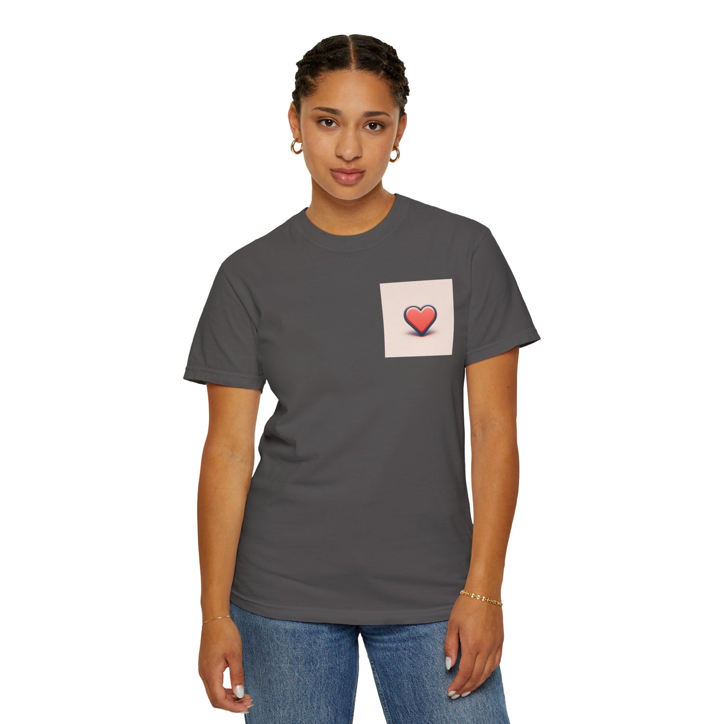 Small Love Unisex Garment-Dyed T-shirt