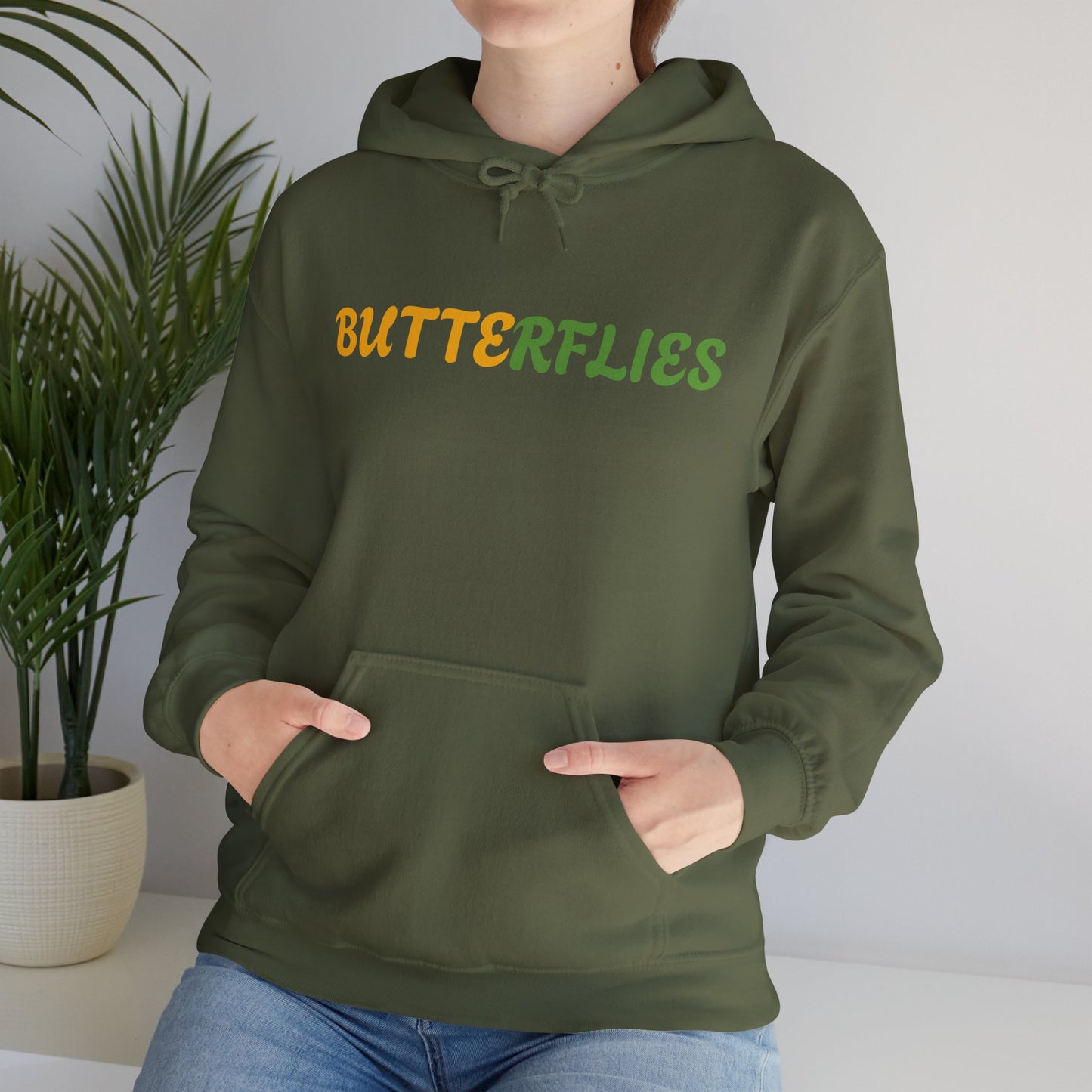 Butterflies Unisex Heavy Blend™ Hooded Sweatshirt